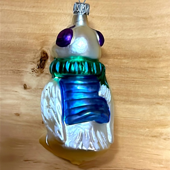 Glass Blown Duck in Winter Apparel Christmas Ornament from Germany - Picture 5 of 8